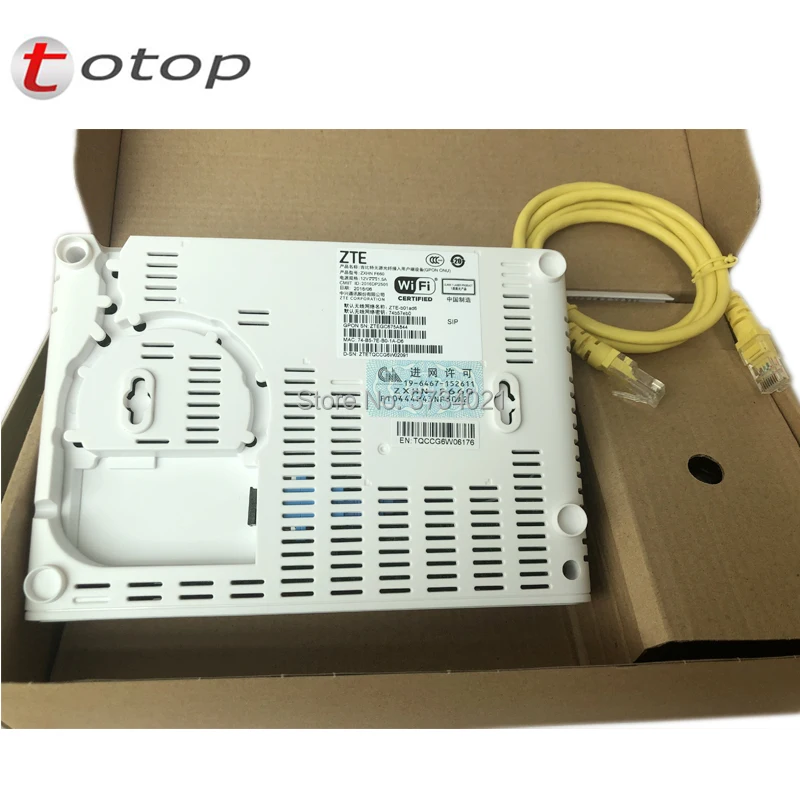 2019 Новый F660 GPON ONU 6 0 версия с 1GE + 3FE 1 горшки USB WI-FI английской прошивкой оптический