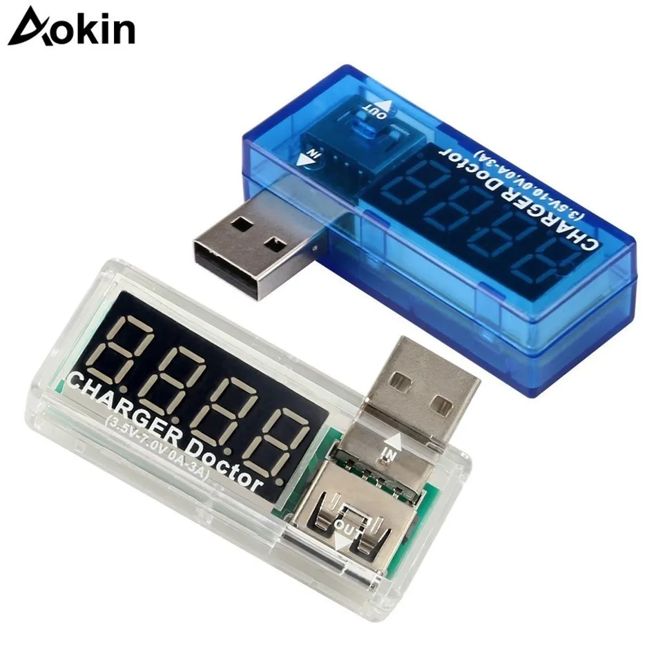 Мини USB тестер зарядное устройство Doctor Вольтметр Амперметр умная электроника