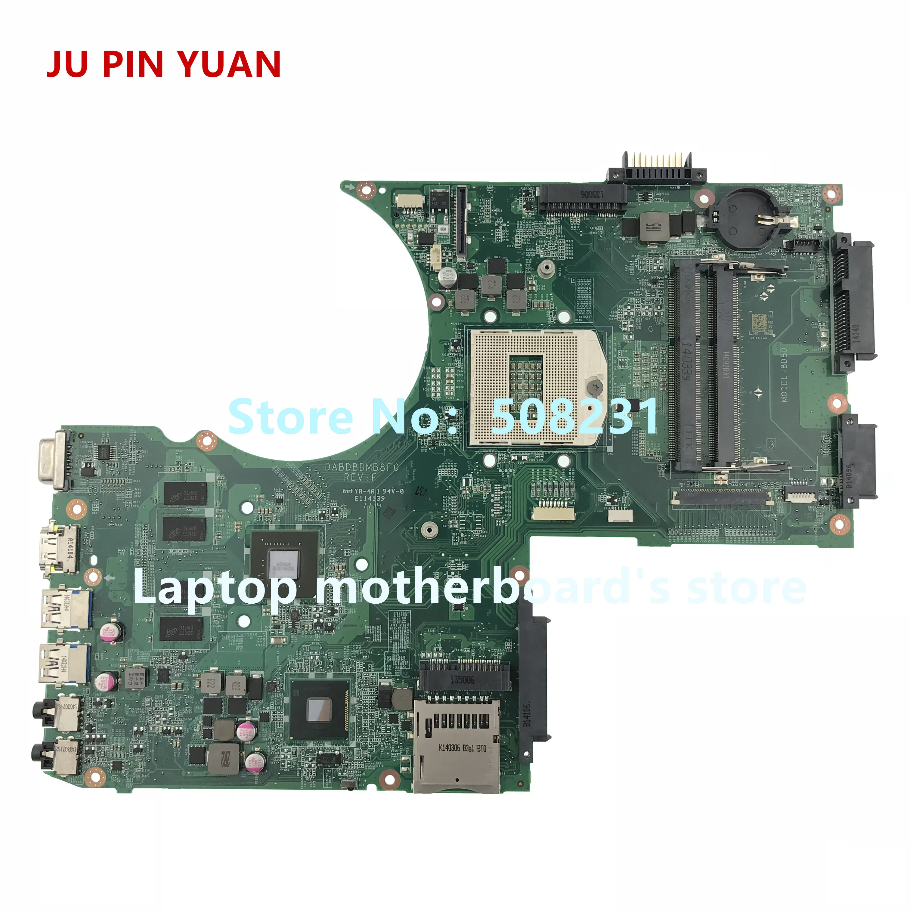 JU PIN YUAN для Toshiba Satellite P70 P75 A Материнская плата ноутбука DABDBDMB8F0 с GT740M 2 ГБ Разъем PGA