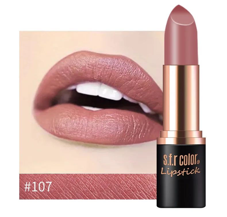 Новая матовая водостойкая бархатная помада S.F.R 12 цветов сексуальный макияж
