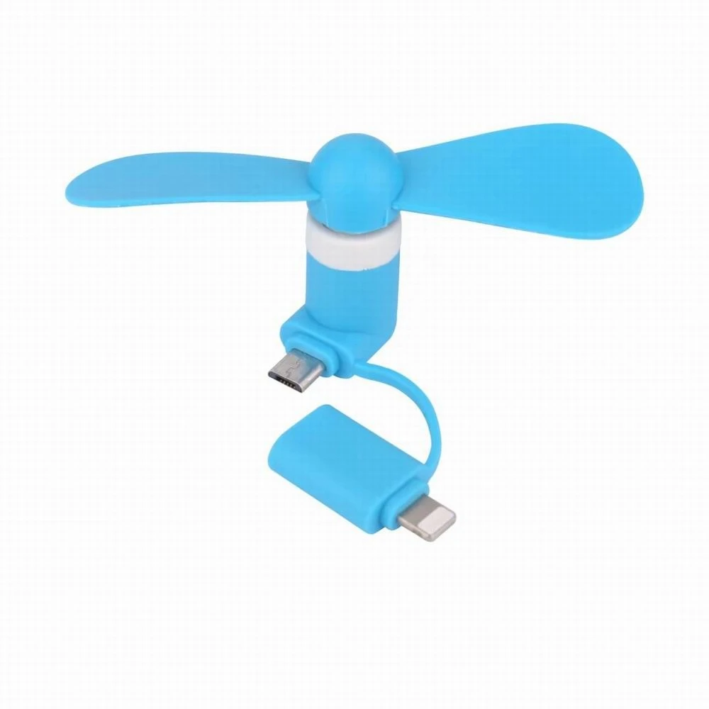 Мини 2 в 1 портативный микро USB ручной вентилятор для iPhone 5/6/Samsung/HTC/Android OTG