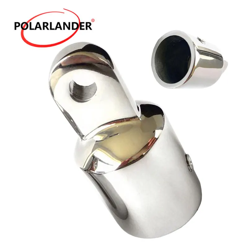 

1 Piece 1 Inch 25mm Umbrella Cap Stainless Steel Bimini Top Eye End Cap aluminum alloy Hardware for Marine Boat Yacht