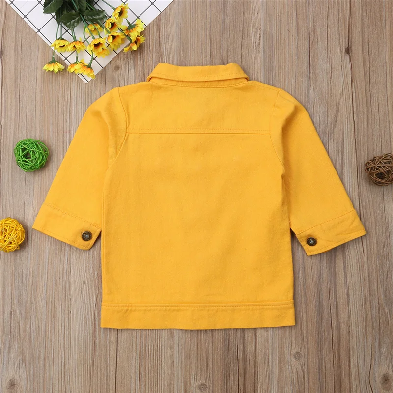 2019 New Arrival Baby Girl Toddler Kids Cool Jeans Outerwear Coat Denim Jacket Tops Outfits Children Fashion Girls Clothes | Детская