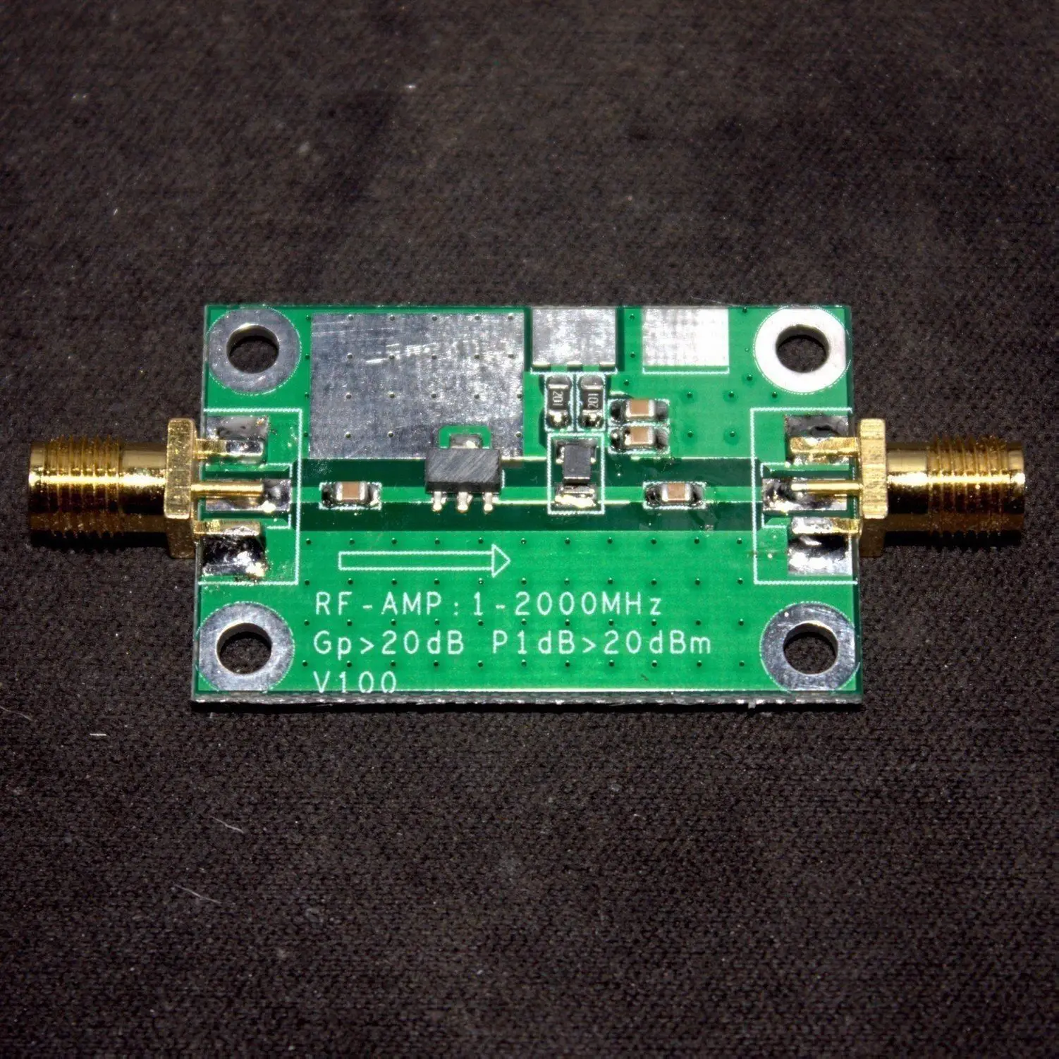 

DYKB 1MHz-2000MHz Gain 20dB Low Noise LNA RF Broadband Amplifier Module HF FM Ham Radio Amplifiers VHF UHF