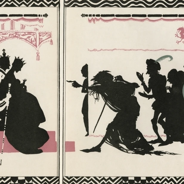 Спящая красавица Артура Рэкхема плакат печать Мэри Эванс Picture Library (36X24) | Дом и сад