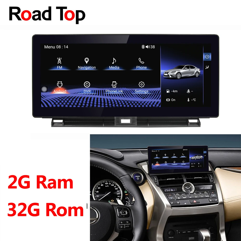 10 25 &quotAndroid дисплей для Lexus NX 200 t 300 h 2014 2016 Автомобильный мультимедийный монитор gps