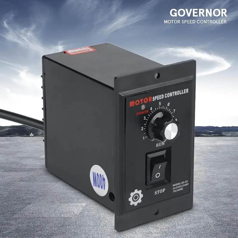 

1Pcs AC Motor Speed Controller 400W AC 220V Motor Speed Controller Pinpoint Regulator Controller Forward and Backward