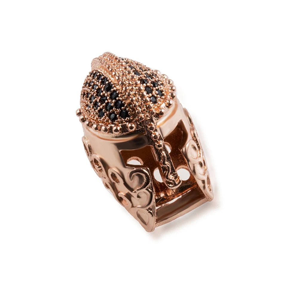19 * 12mm High Quality Copper Cubic Zirconia Beaded Antique DIY Jewelry Discovery Model Accessories Helmet Delicate Micro Pave | Украшения