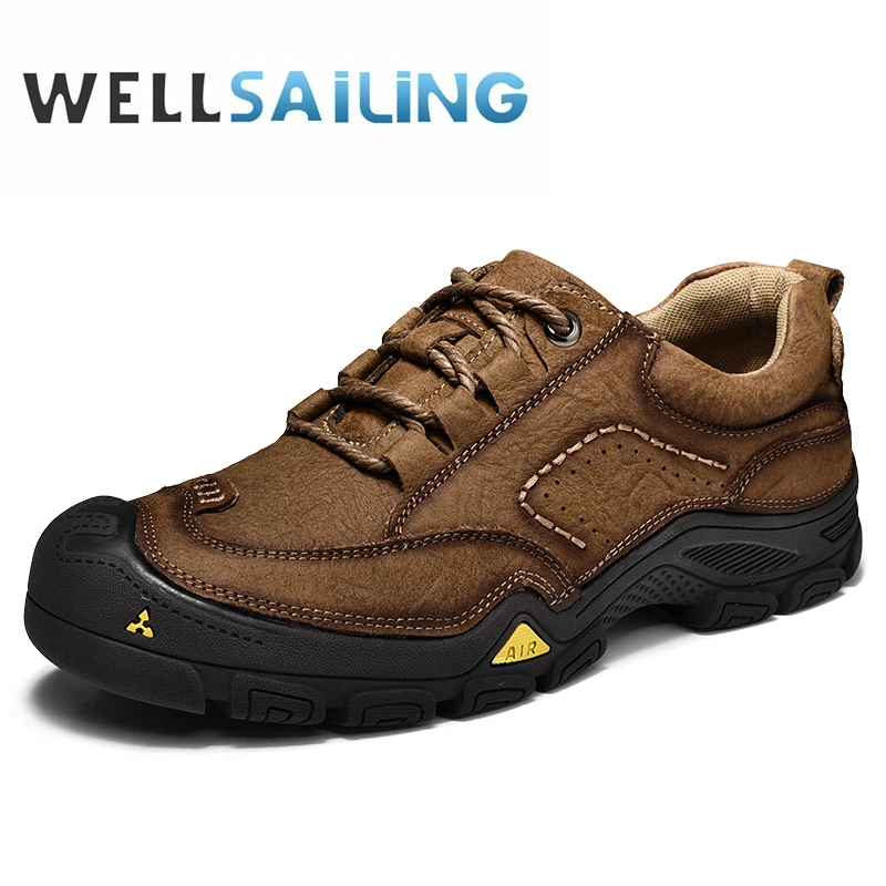 Autumn Winter Genuine Leather Big Size Men Casual Shoes Fashion Male Large 39-45 Men's Flats | Обувь