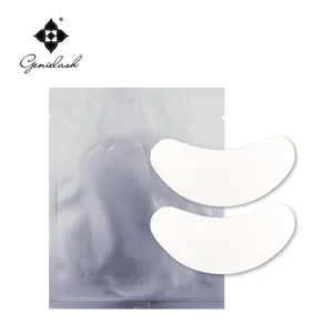 Патчи корейские безворсовые под глаза для наращивания ресниц, патч для глаз гидрогелевый патчи, инструменты для макияжа глаз