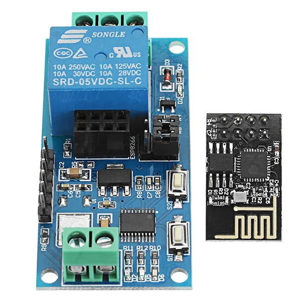 CLAITE 1 шт. 5В реле Wi Fi модуль обновления ESP8266 дистанционного Управление