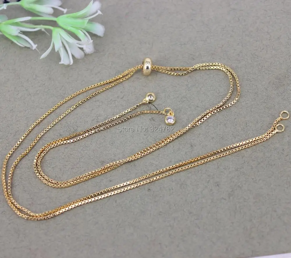 10pcs Gold Chain for Making Necklace Adjustable Jewelry Supply DIY | Украшения и аксессуары