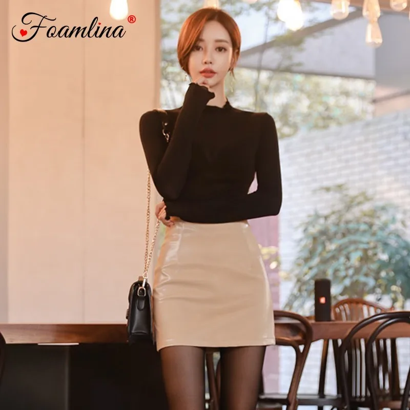 Foamlina/пикантные женские комплекты из двух предметов новая модная Корейская