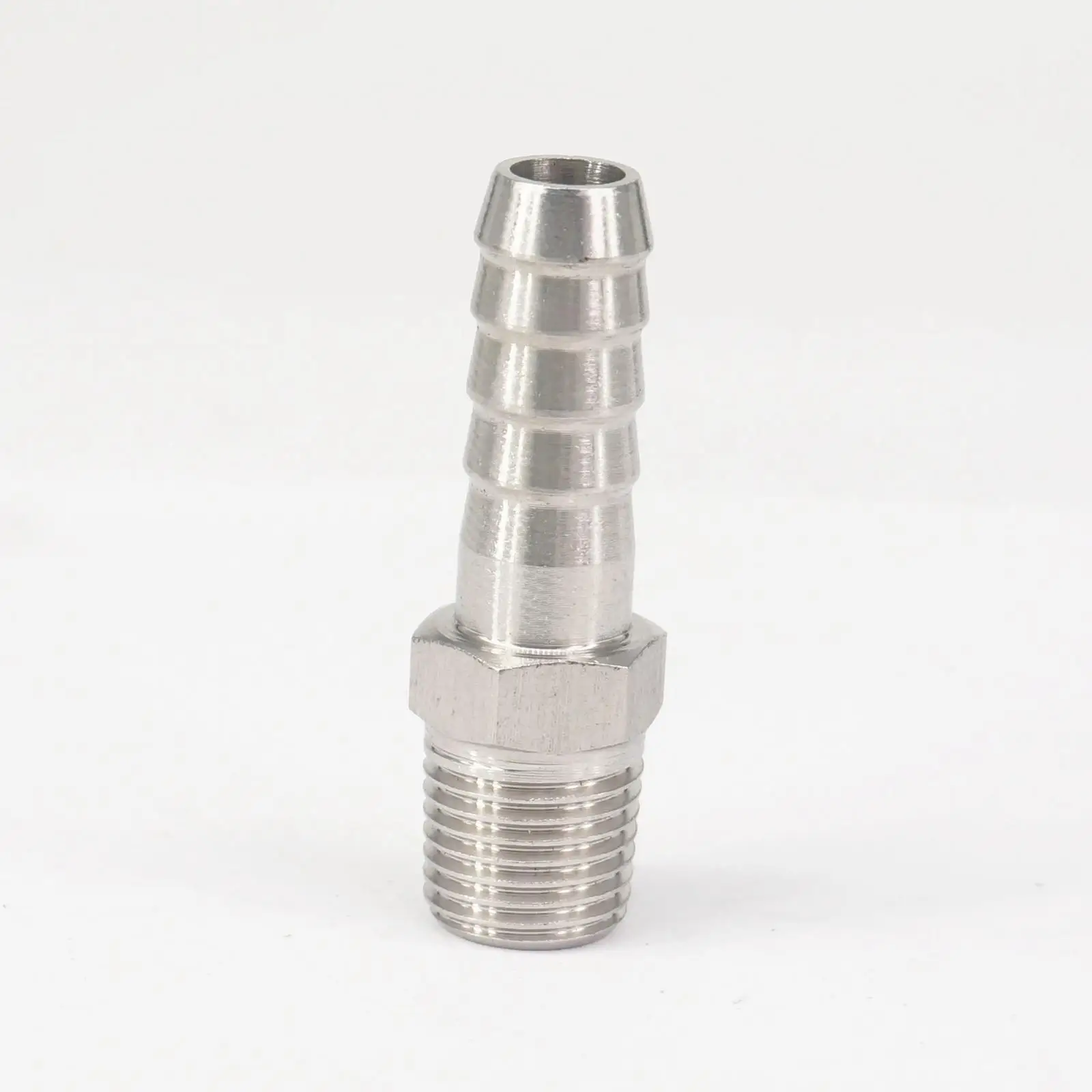 Подходит для шланга I/D 10 мм с бородкой 1/4 дюйма наружная резьба BSPT 304 соединитель