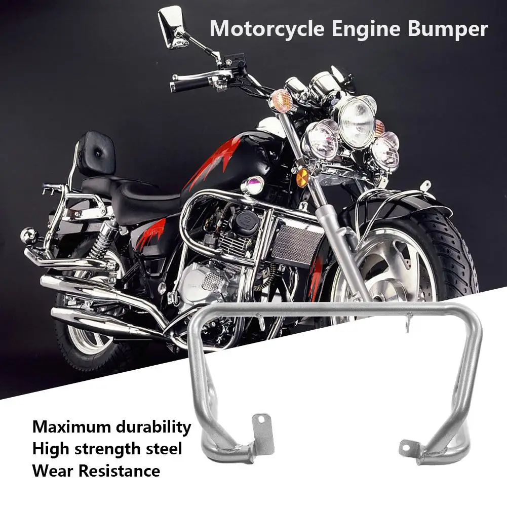 Мотоциклетная Гальваническая накладка на бампер для двигателя защитная крышка