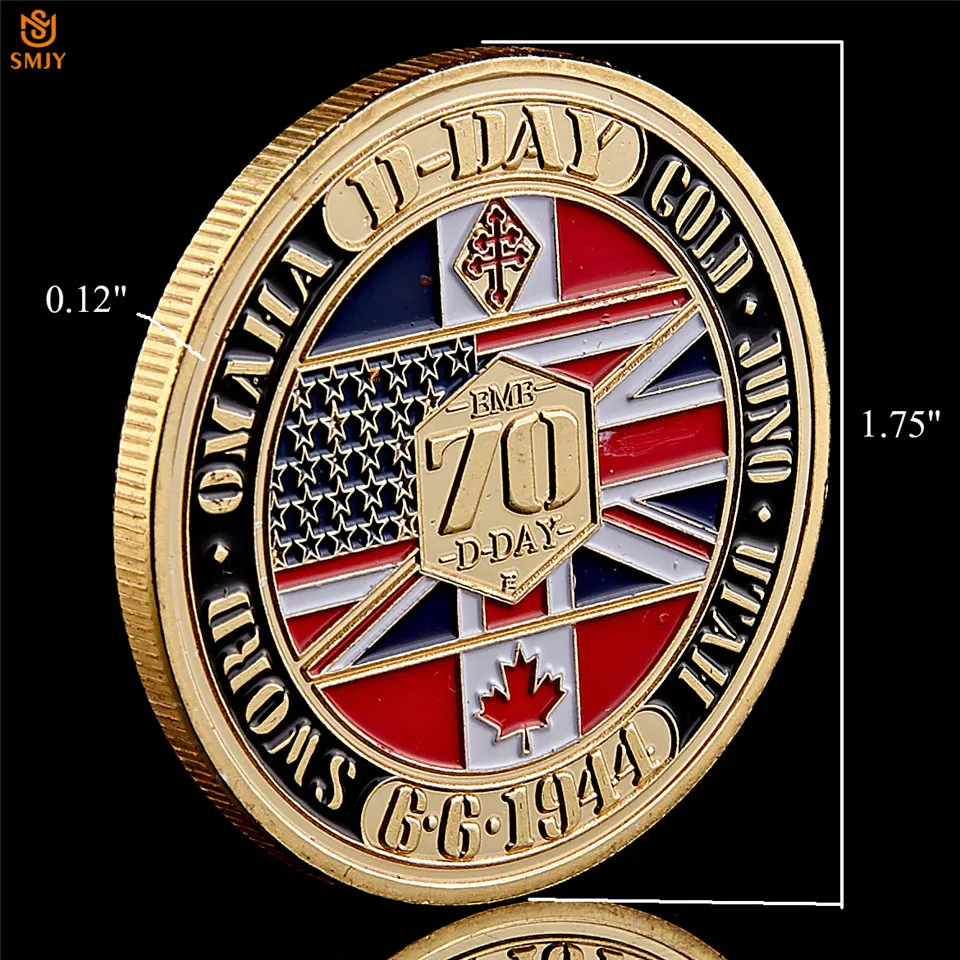 5 шт. WW II 1944 6 D день Норман война 70 я годовщина меч Омаха Золотой пляж военный