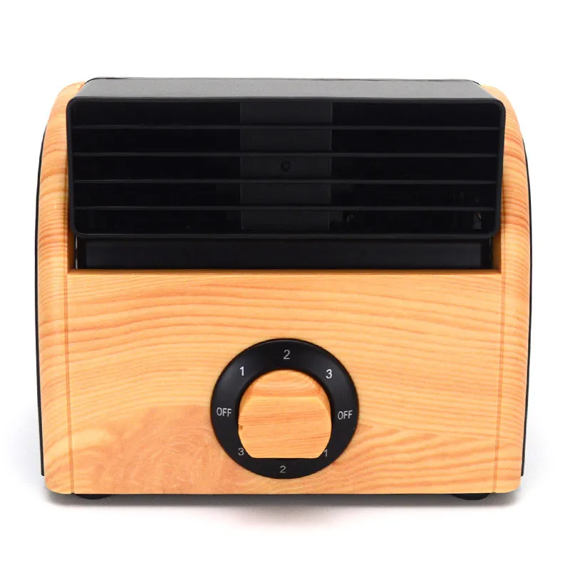 Mini- Small Home Electric Fan Dormitory Air Conditioner Charge Fans Office Desktop Student Bed Nothing Leaf Us Plug | Бытовая техника