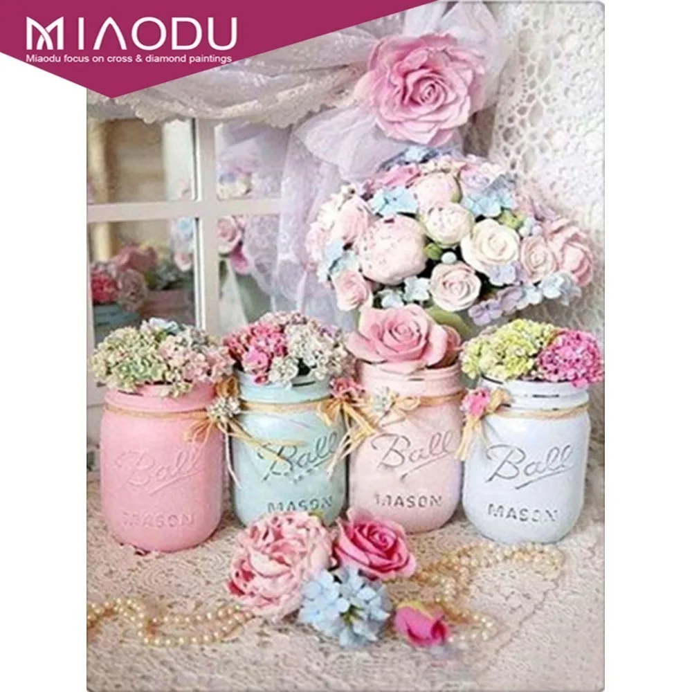 Miaodu Алмазная вышивка продажа 5D DIY картина цветок крестиком домашний Декор
