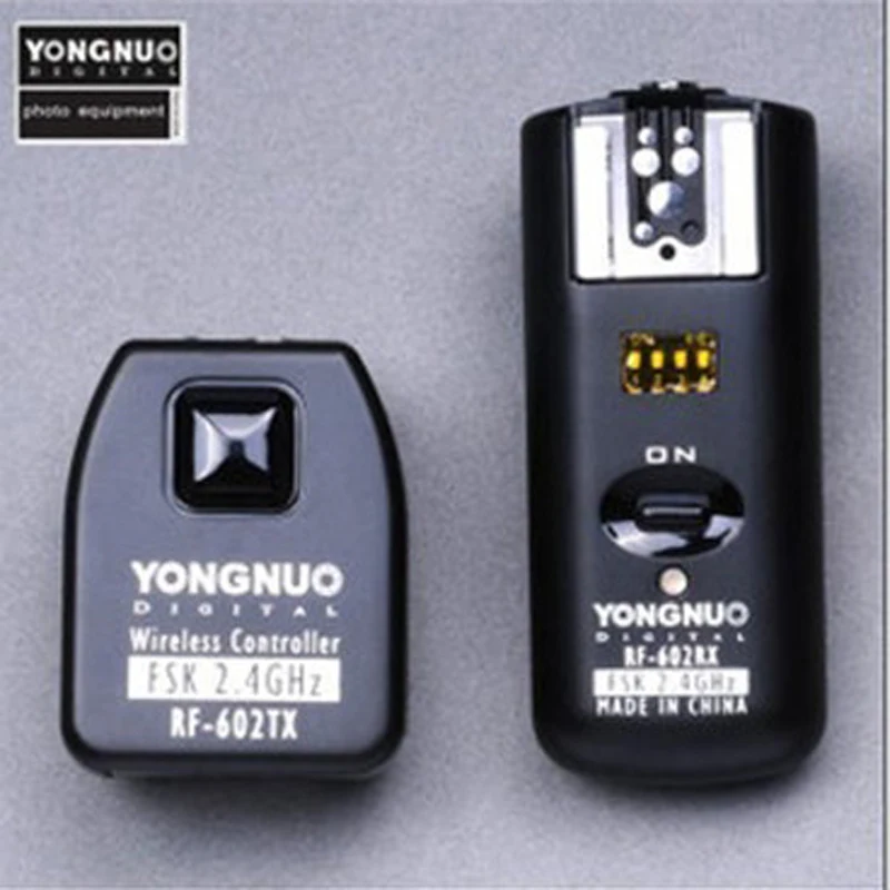 Yongnuo RF 602C RF602 RX C 600TX беспроводной дистанционный триггер вспышки 1 передатчик + 2