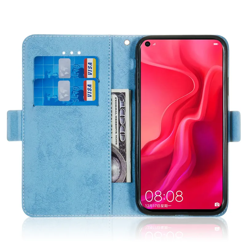 Магнитный чехол-кошелек из искусственной кожи для Huawei Nova5 6 7 8 чехлы сумки