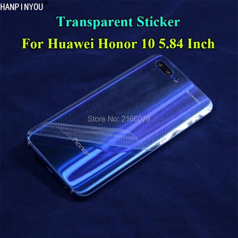 Для huawei Honor 10 5 84 &quotПолное покрытие Задняя крышка из углеродного волокна/наклейка