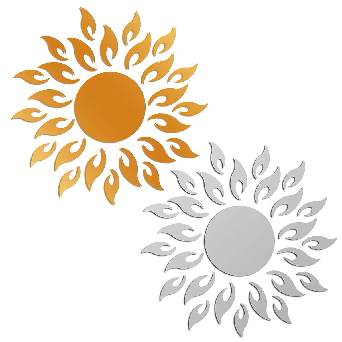 Съемный декоративный 3d-стикер Sunshine Sun Flower наклейка на стену Виниловая для
