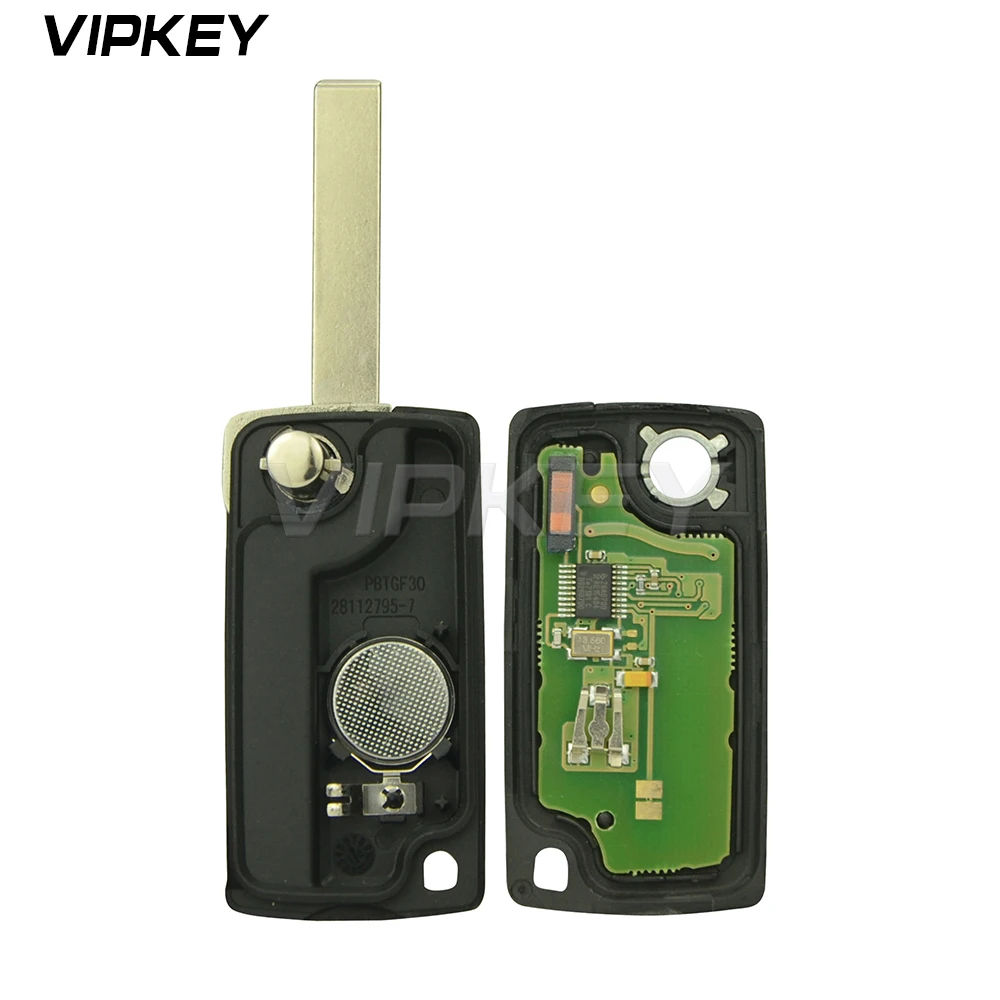 Remotekey CE0536 FSK 3 кнопки HU83 434 МГц PCF7961 Автомобильный Дистанционный ключ для CITROEN C2 C3 C4 C5