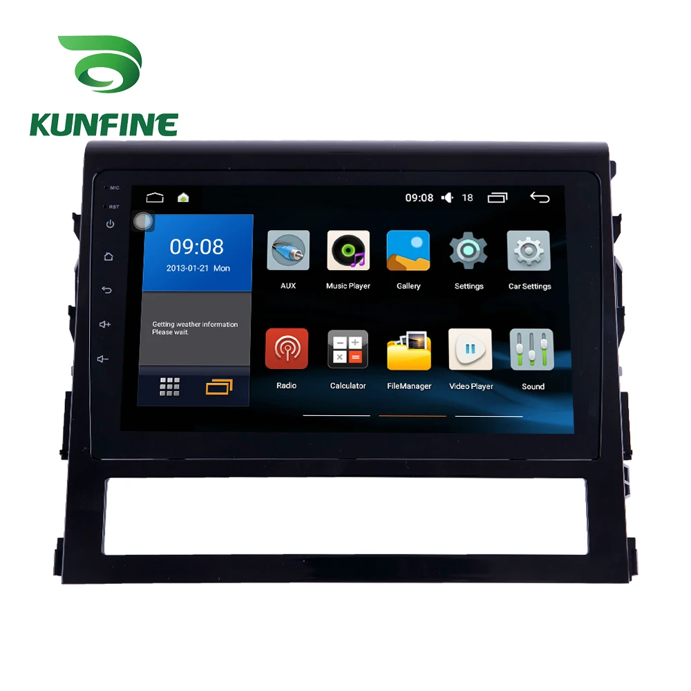 Восьмиядерный 1024*600 Android 8 1 автомобильный DVD GPS навигационный плеер Deckless стерео для