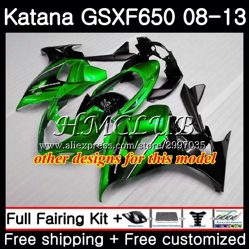 Набор для SUZUKI KATANA GSX650F 2008 2009 2010 2011 2012 2013 37HC.19 плоский черный GSXF 650 650F GSXF650 08 09 10 11 12 13