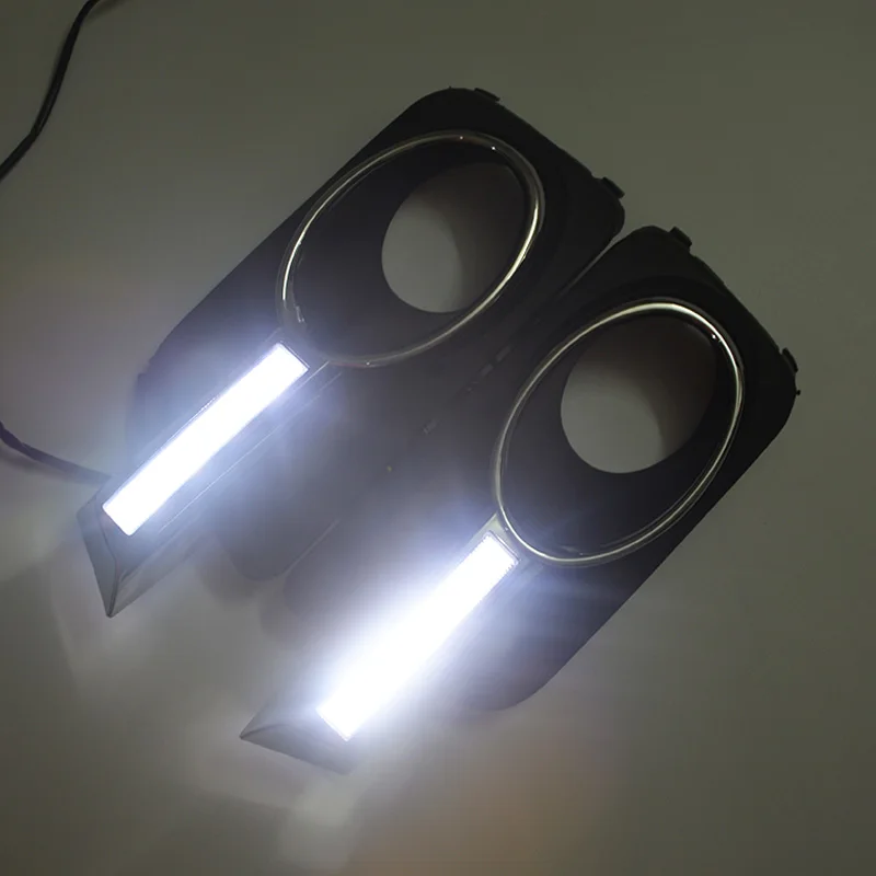2 шт. для Volkswagen VW Tiguan 2010 2011 2012 LED противотуманные DRL дневные ходовые огни дневной