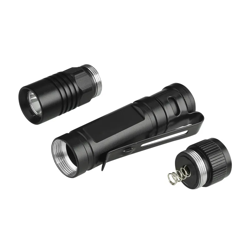 

XANESPortable Mini Penlight XPE LED Flashlight Torch 600Lumens Simple Mode Easy Operation Brightness EDC Tactical LED Flashlight