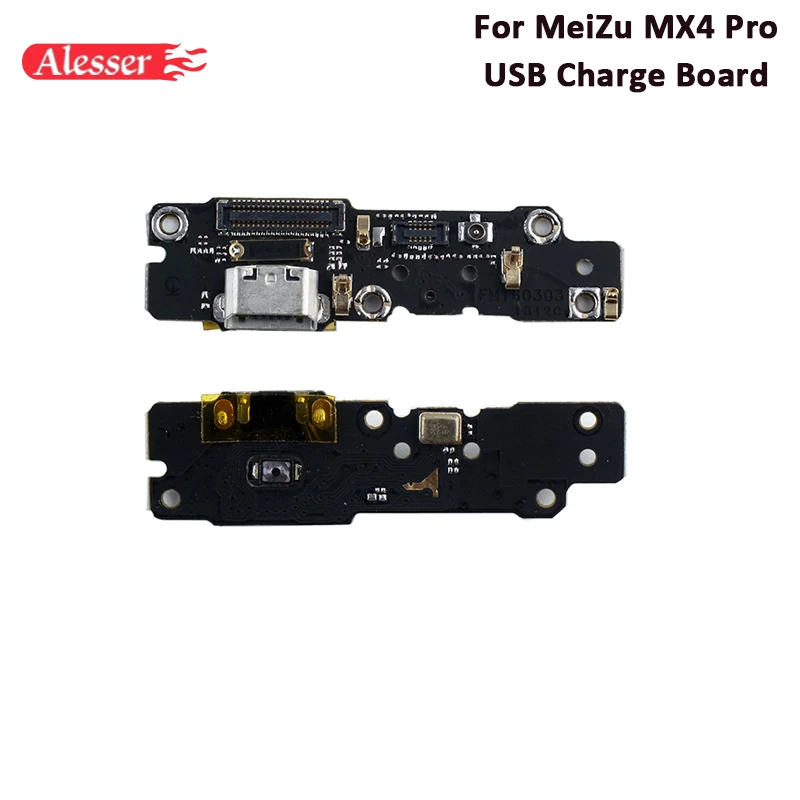 Alesser для Meizu MX4 Pro USB разъем плата зарядки в сборе крепежные части Замена Аксессуары