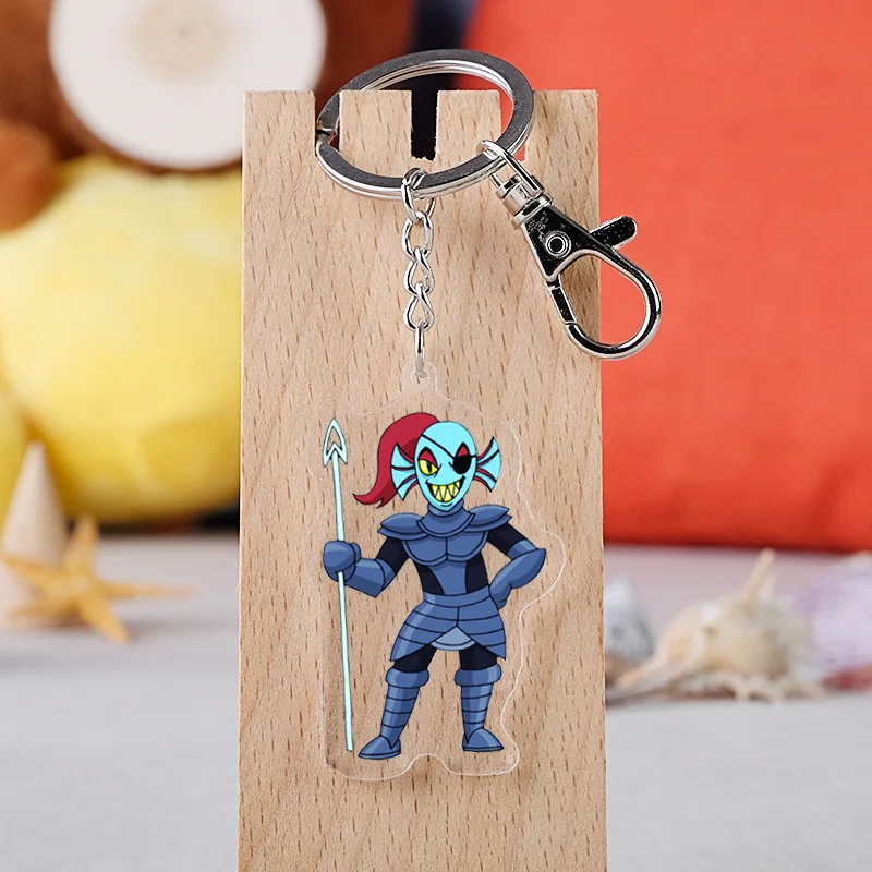 Игровой Косплей Undertale модный акриловый брелок с рисунком Санс череп скелет