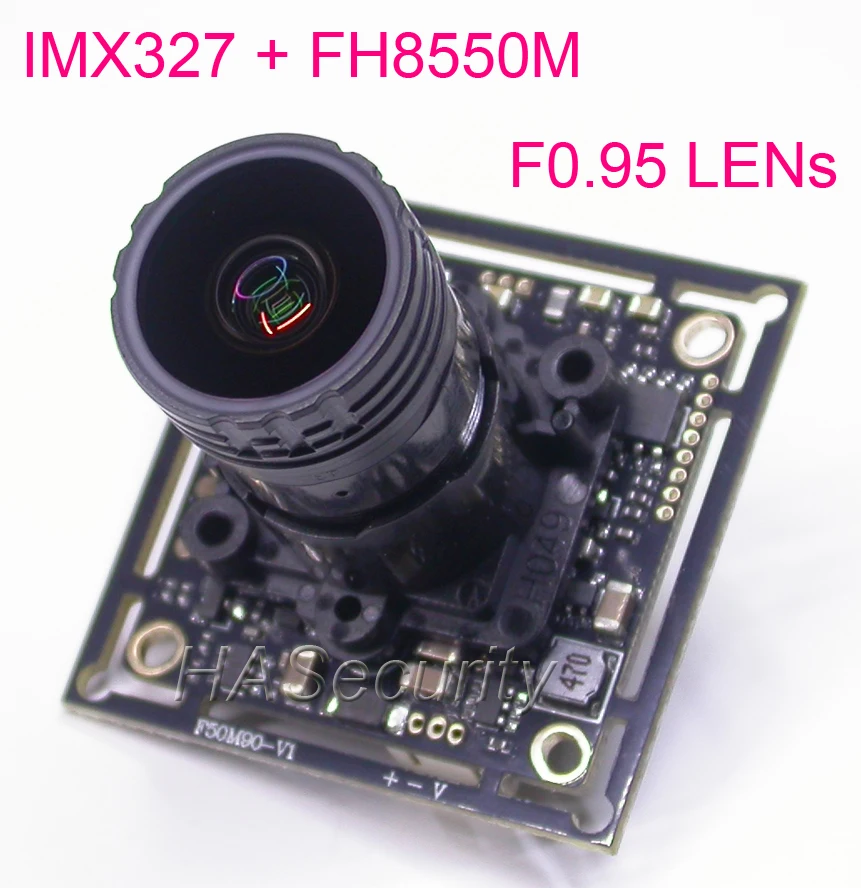 F0.95 объектива гибкий кабель HDR (WDR (широкий динамический диапазон) AHD H 1/2.8 &quotSTARVIS