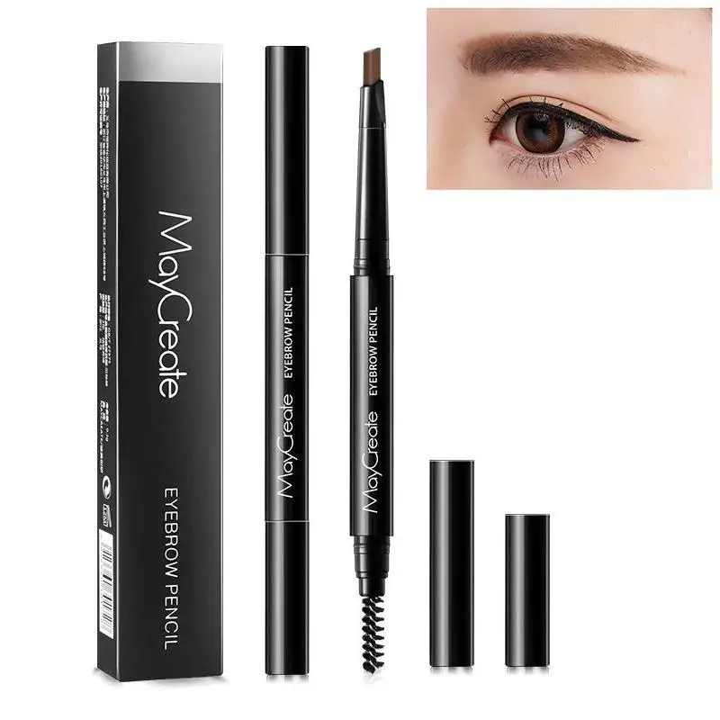 Waterproof Long Lasting Double Head Automatic Rotation Eyebrow Fashion Pencil 0.3g | Красота и здоровье