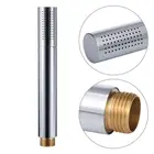 Аксессуары для ванной комнаты в современном стиле, ручные лейки из нержавеющей стали и меди для душа с верхним распылителем от дождя