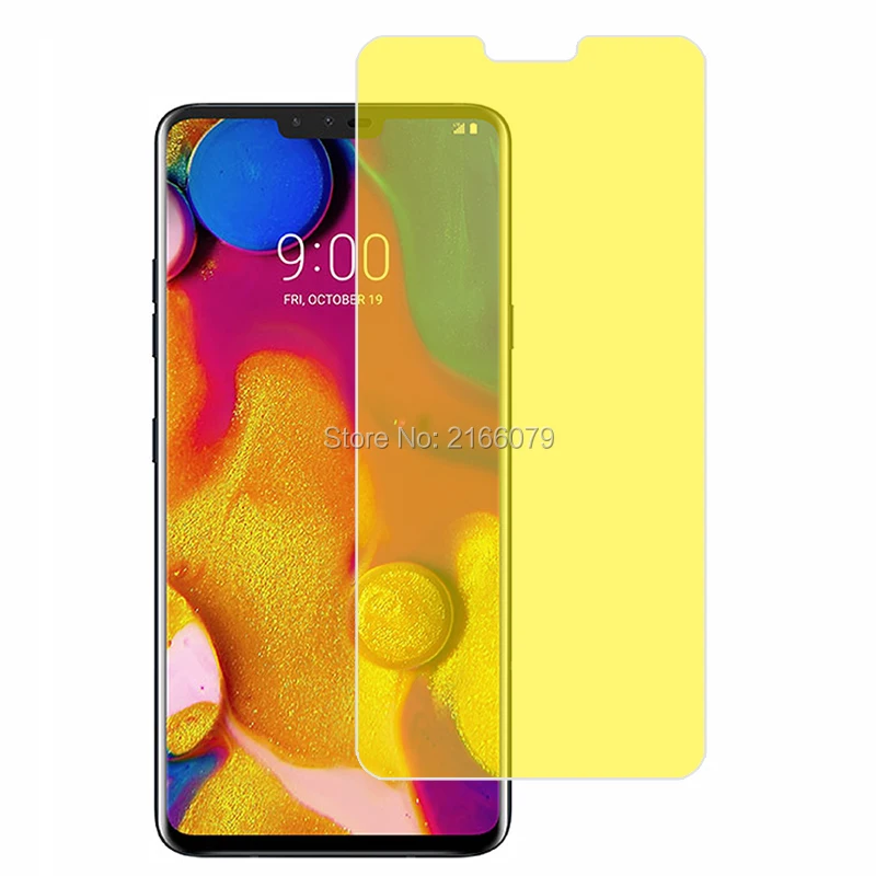 Для LG V40 ThinQ 6 4 &quotмягкая искусственная защита экрана из ТПУ Прозрачная защитная