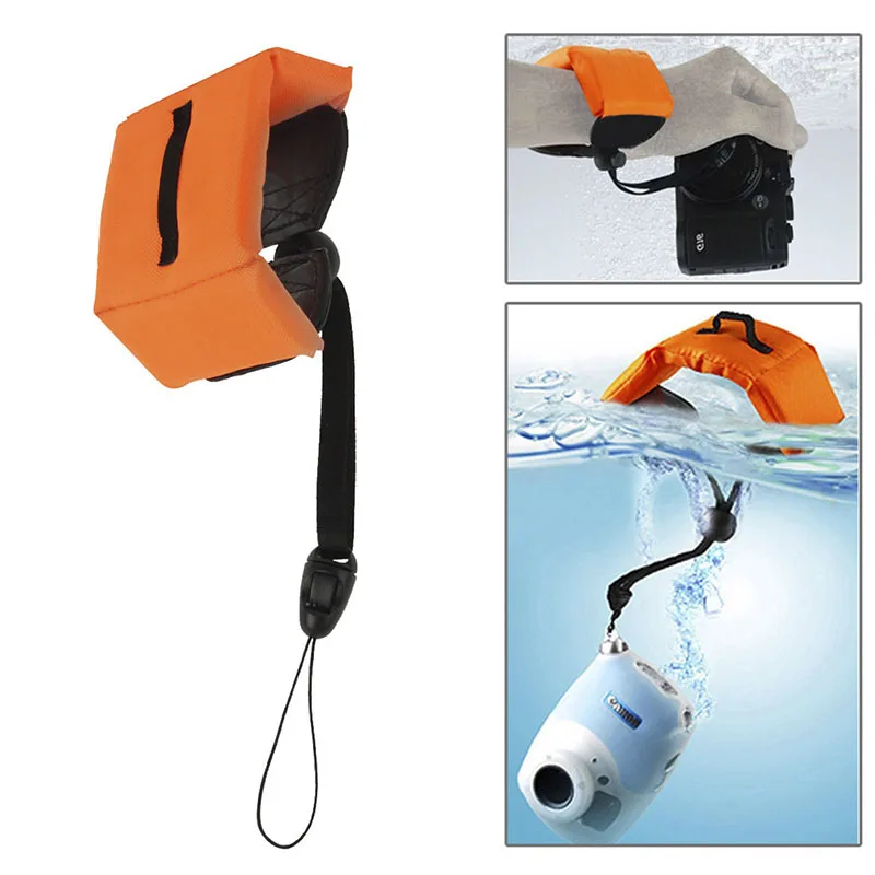 Float Wrist Strap Waterproof Digital Camera Hand Floating Foam Anti-lost Blelt for Gopro HERO 6 5 Xiaoyi SJcam Action | Электроника