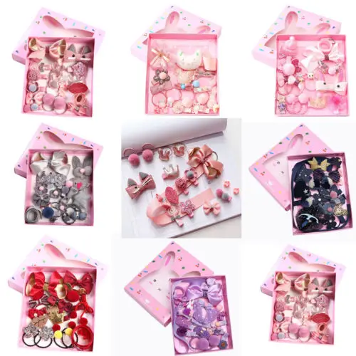 18 шт. Детские эластичные повязки на голову|Украшения своими руками для вечеринки|