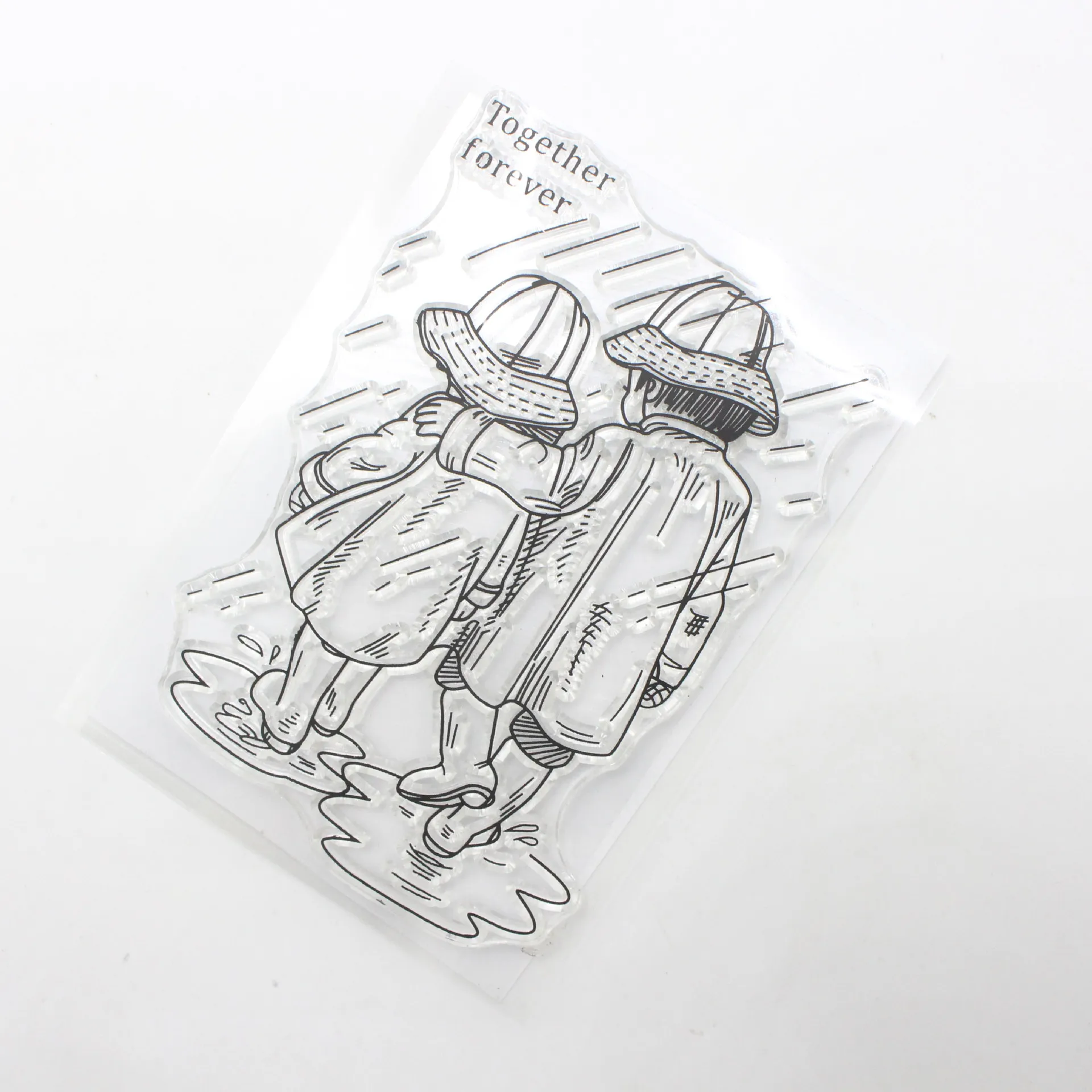 WYSE Love Rabbit Girl штампы прозрачные силиконовые печать для DIY скрапбукинга украшения