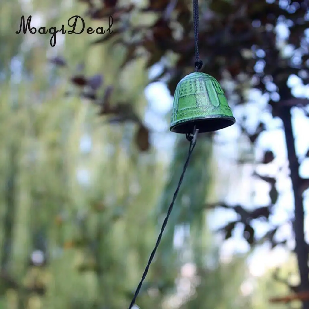 MagiDeal традиционный японский Furin Wind Chime Nambu чугунный колокольчик Iwachu колокольчики в