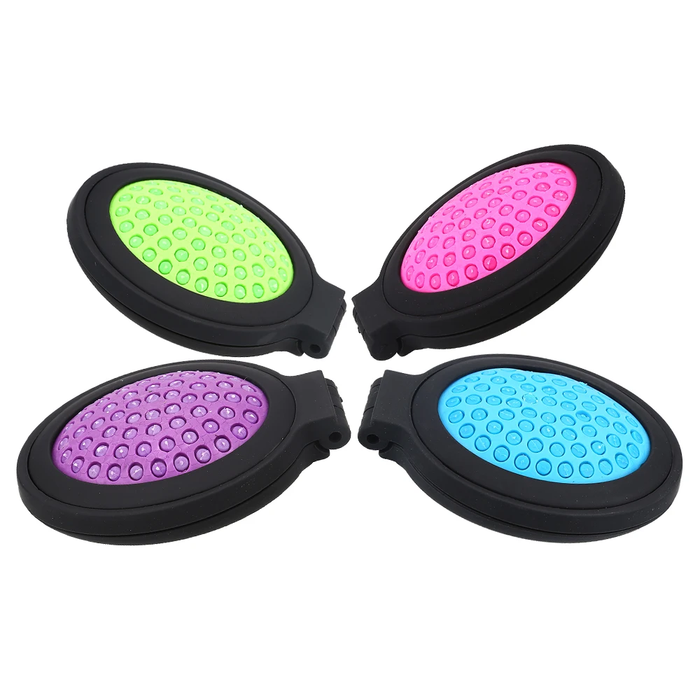 1 шт. портативная Мини Складная расческа подушка безопасности Массажная круглая