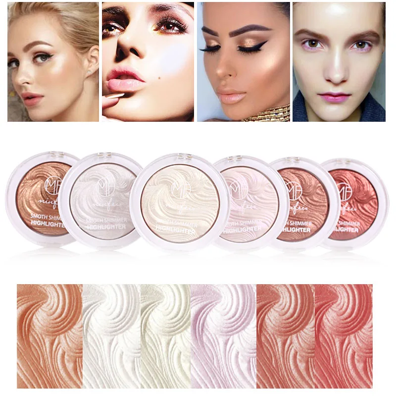High Gloss Shimmer бронзаторов мерцающая пудра палитра корректор хайлайтер лицо палкой