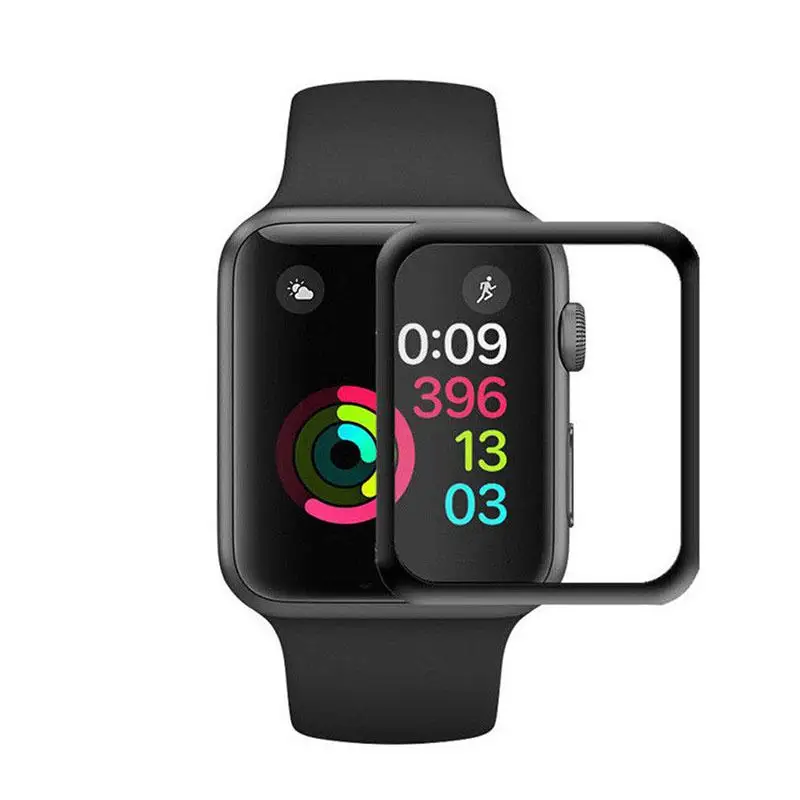 BEESCLOVER 1/2/4 шт. для наручных часов Apple Watch Series 4 40/44 мм 3D полное покрытие закаленное