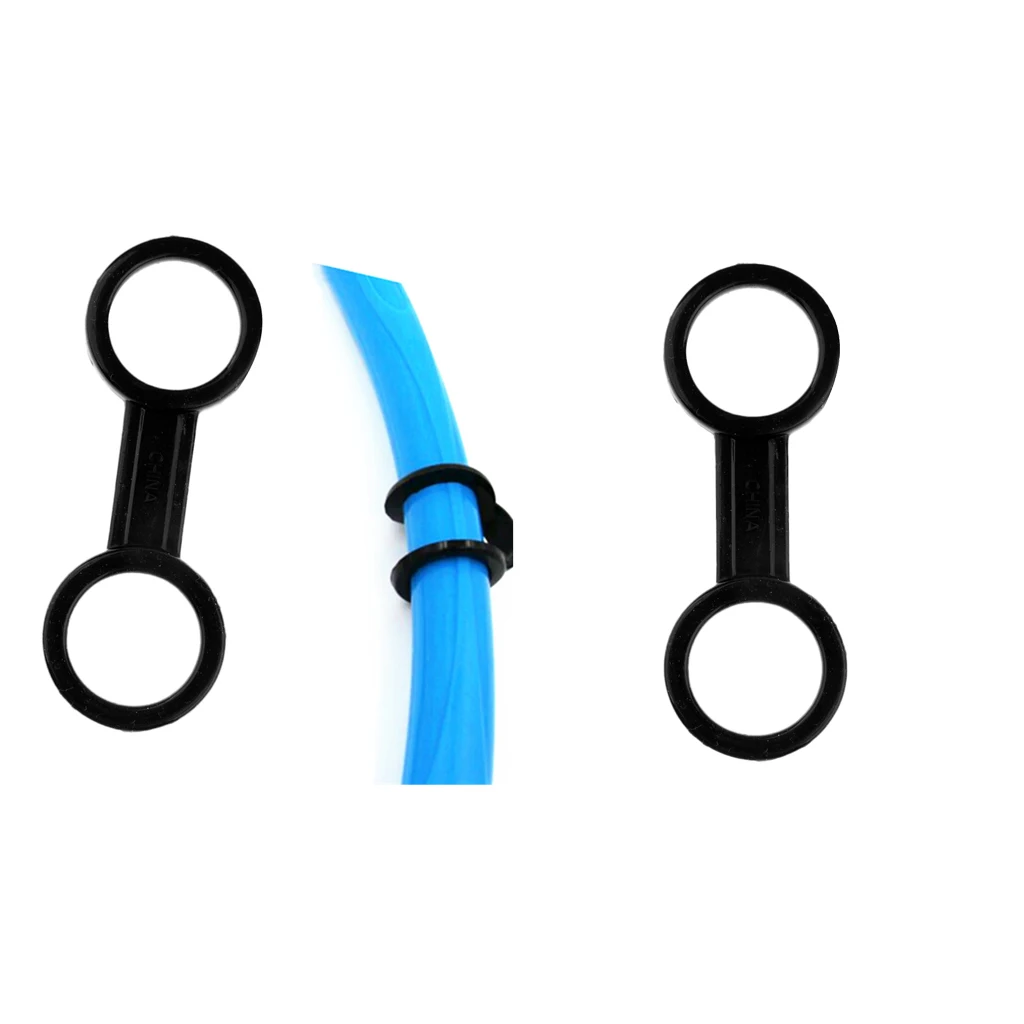 MagiDeal 2Pcs Scuba Diving Dive Snorkeling Soft Silicone Snorkel Mask Strap Keeper Holder Clip Retainer Attachment Gear | Спорт и