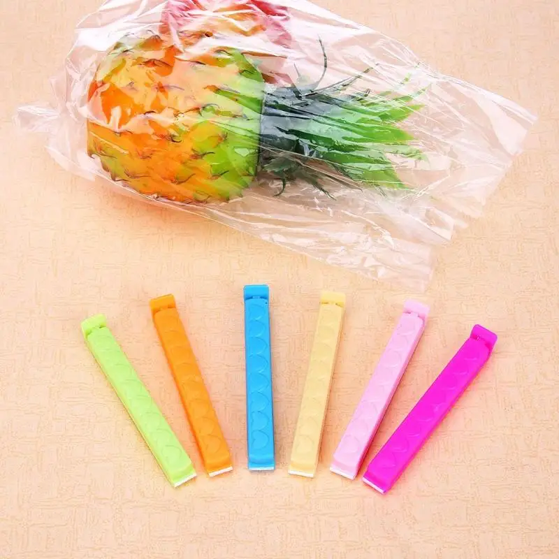 6 шт. портативная кухонная закуска для хранения еды большая уплотнительная сумка