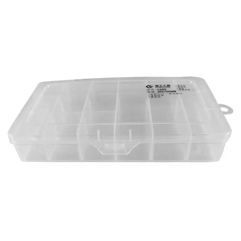 Transparent Plastic Storage Box Multi-grid Component Screw Hardware Tool Case Jewelry Dropshipping | Инструменты