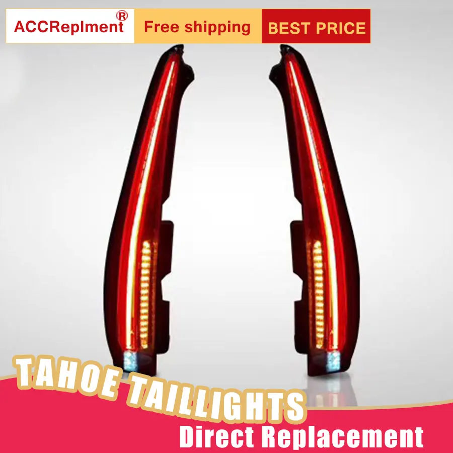 

Car Styling LED Tail Lamp for CHEVROLET TAHOE 2008-2017 Tail Lights DRL+Turn Signal+Brake+Reverse LED lights