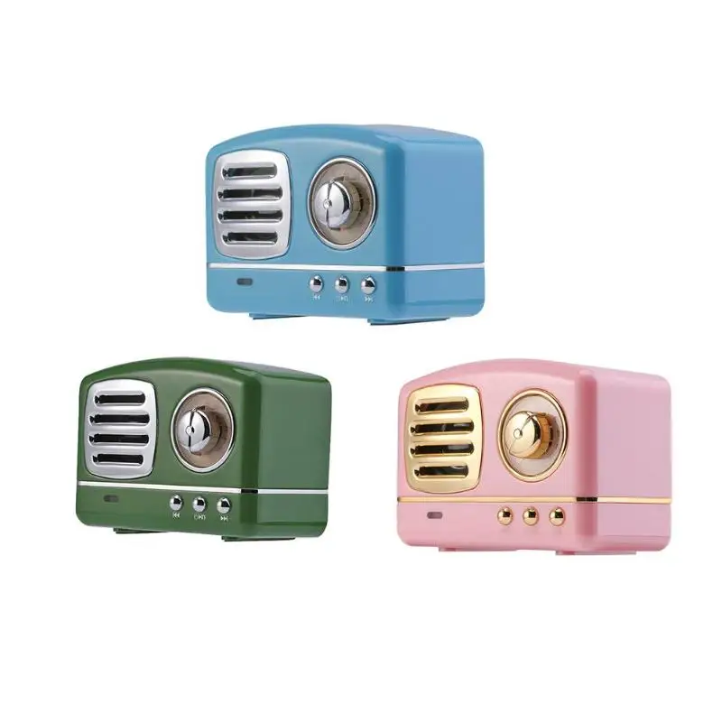 Портативная винтажная мини колонка с поддержкой Bluetooth|Портативные колонки| |