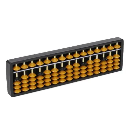 1 шт. пластик Abacus арифметический расчетный инструмент 15/17 цифр отличный